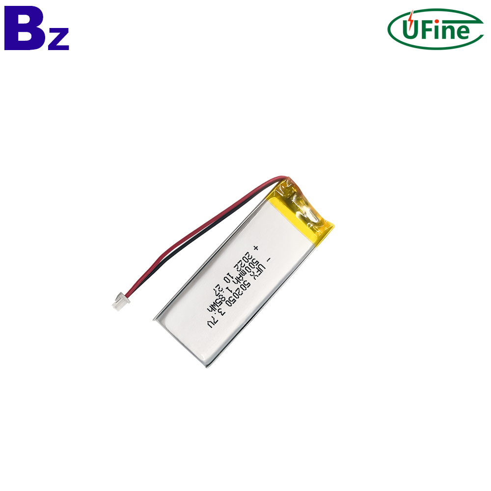 502050 3.7V 500mAh Battery