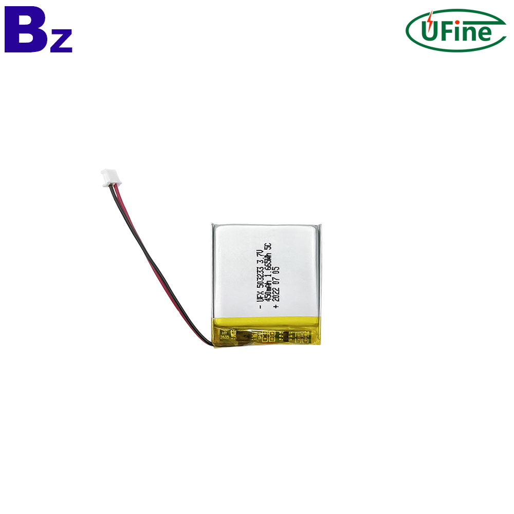 503233 3.7V 450mAh Lithium-ion Polymer Battery