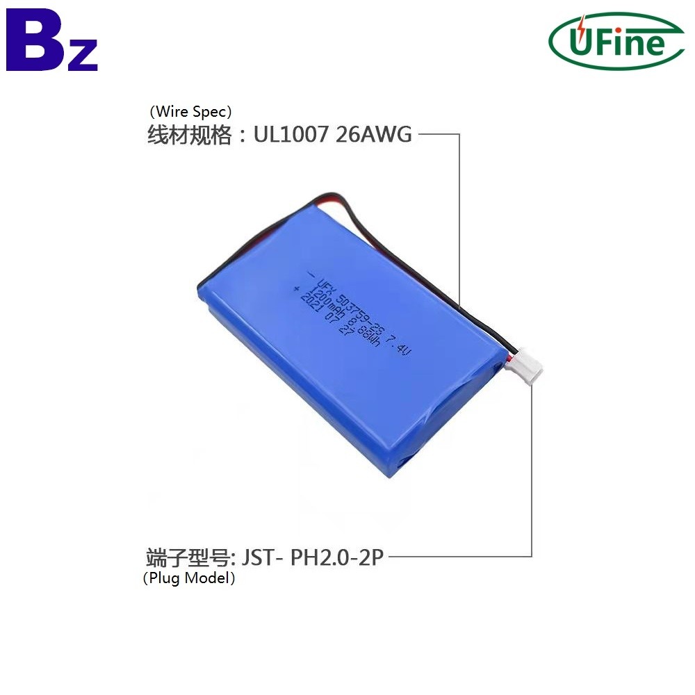 Manufactory Customized 7.4V Batteries