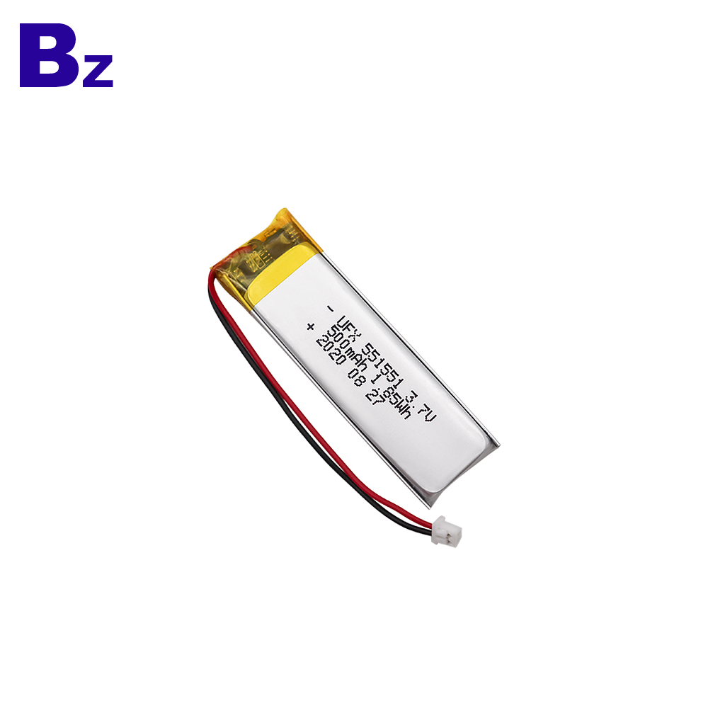 500mAh Recording Pen Li-polymer Battery