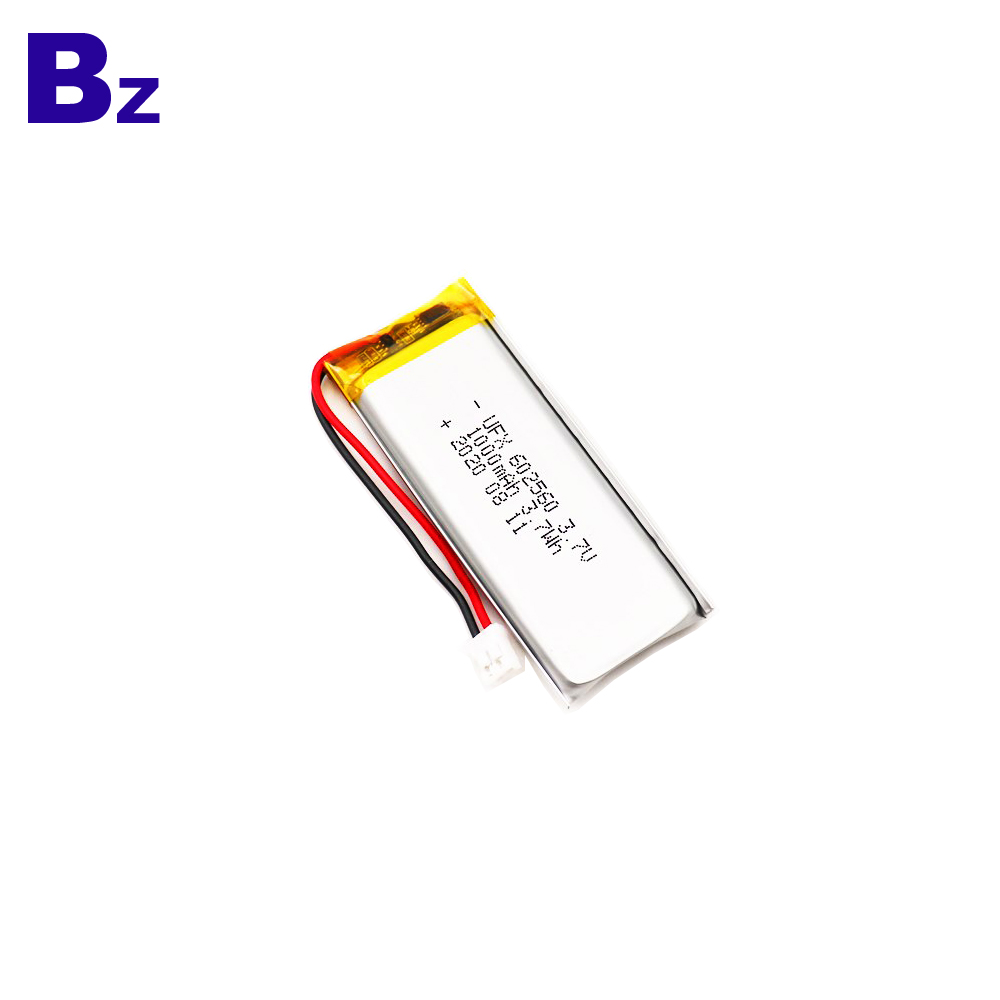 602560 1000mAh 3.7V Lithium Polymer Battery 