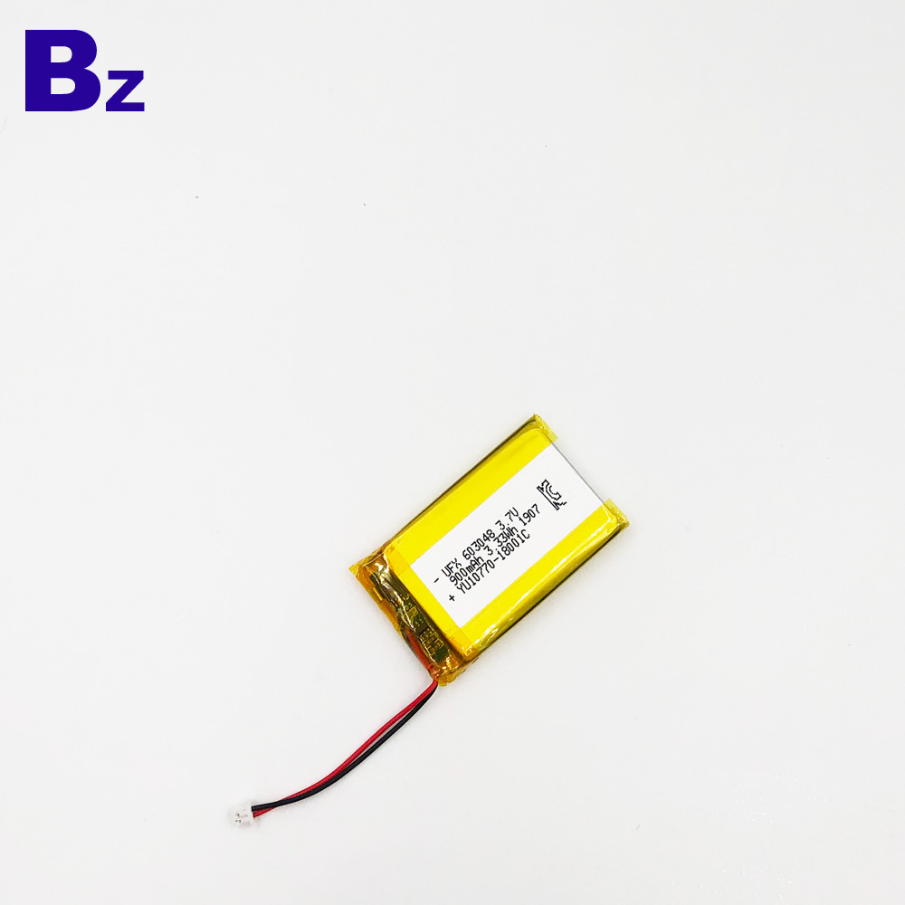 603048 900mAh 3.7V Lithium Polymer Battery