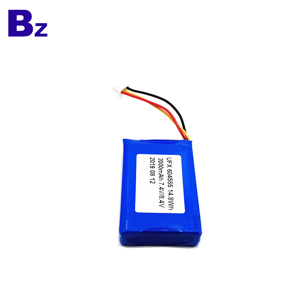 604565-2S 2000mAh 7.4V Li-Polymer Battery