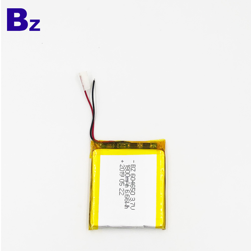 604650 1800mAh 3.7V Li-Polymer Battery