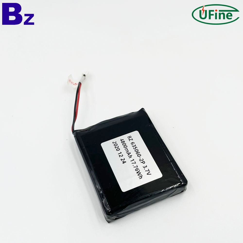 635060-2P 4800mAh 3.7V Lithium Polymer Battery