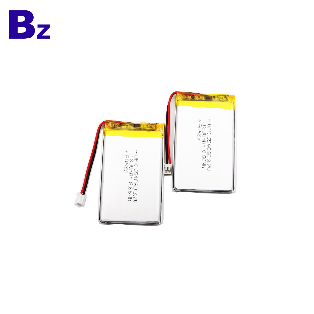 1800mAh Lipo Battery With UL1642 Certification 