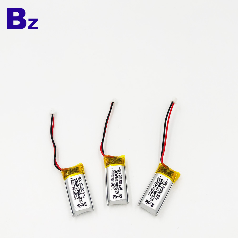 200mAh Li-Polymer Battery With KC Certification 