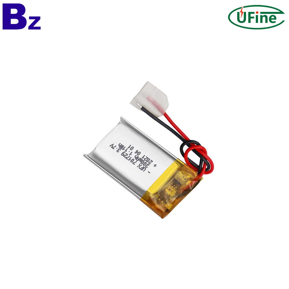701729 3.7V 300mAh Lithium Polymer Battery
