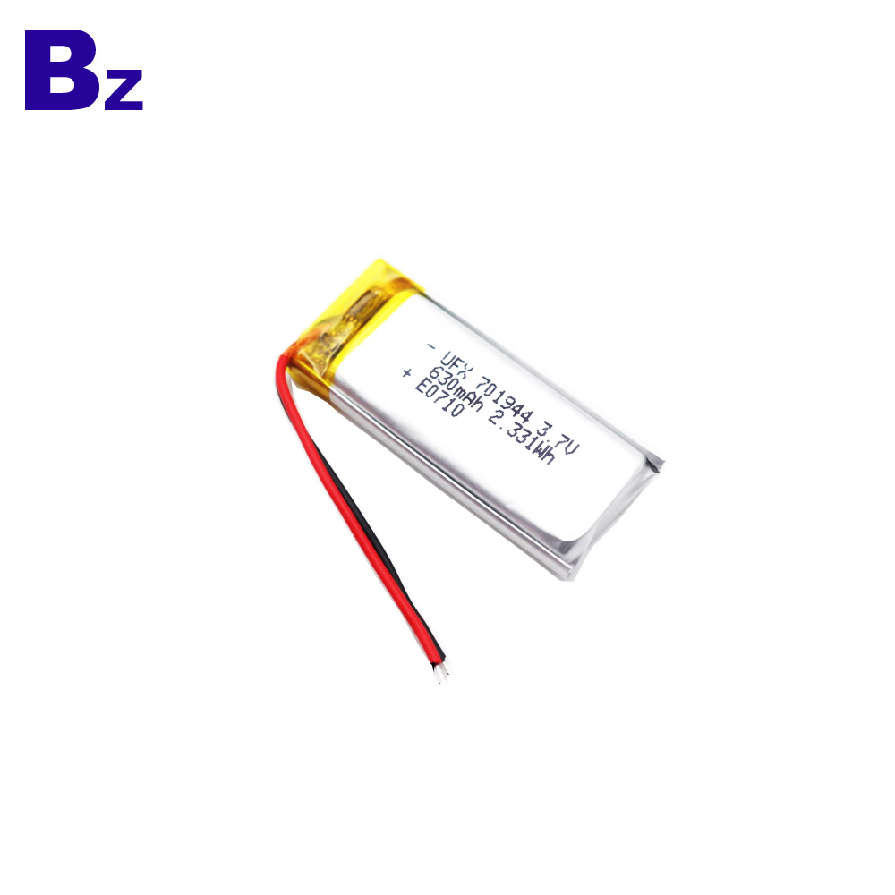 701944 630mAh 3.7V Li-Polymer Battery 