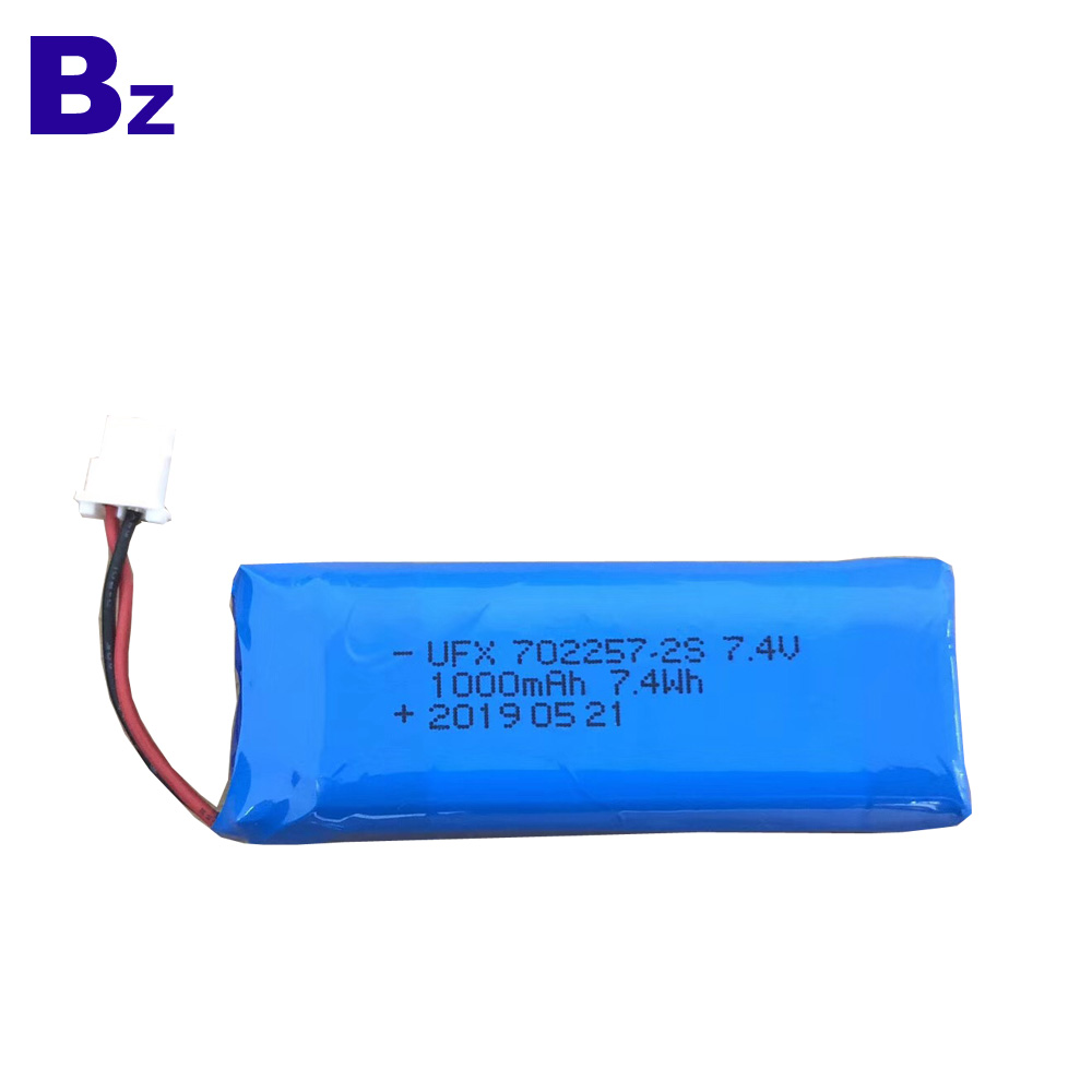 1000mAh Lipo Battery For Beauty Instrument