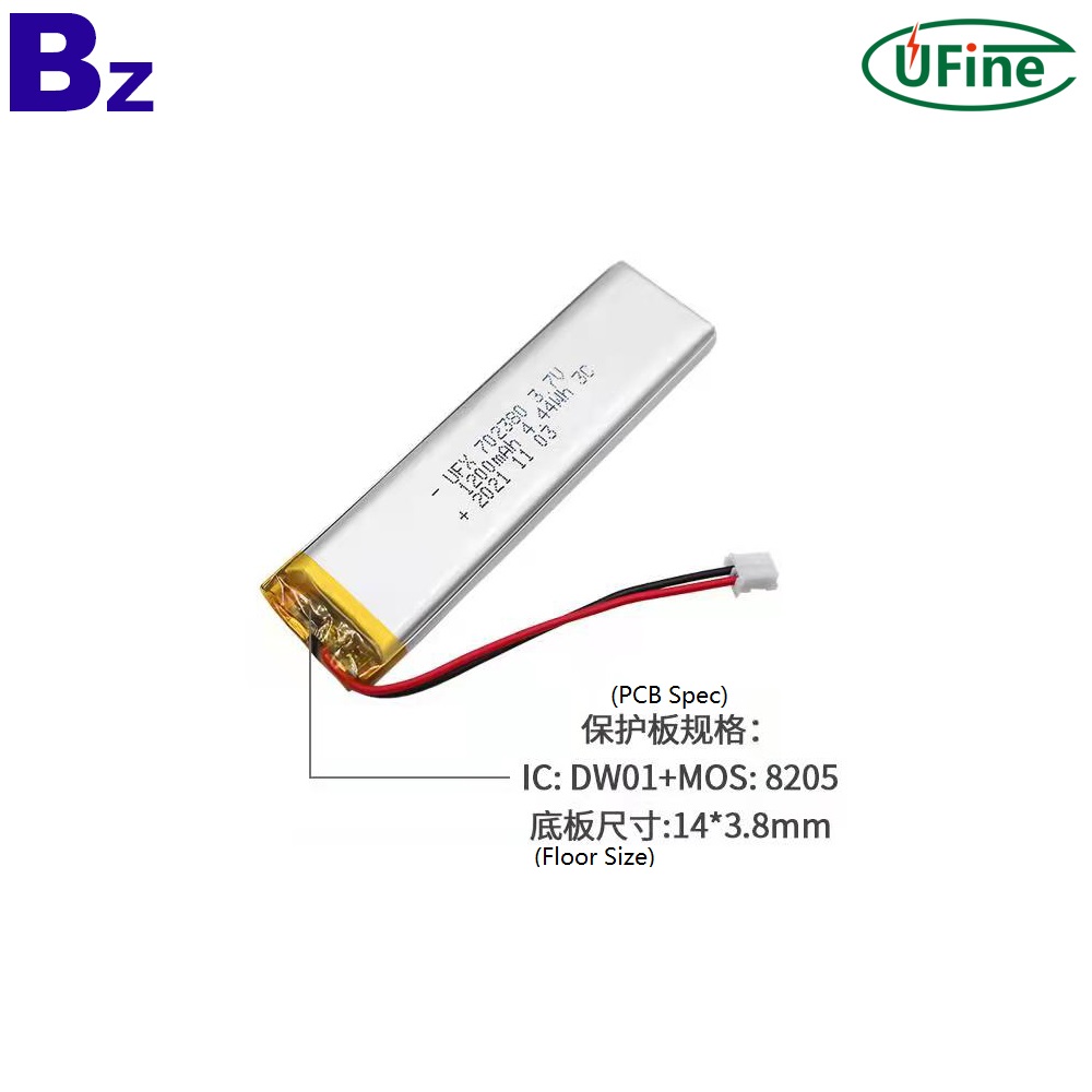 702380 3.7V 1200mAh 3C Discharge Li-po Battery
