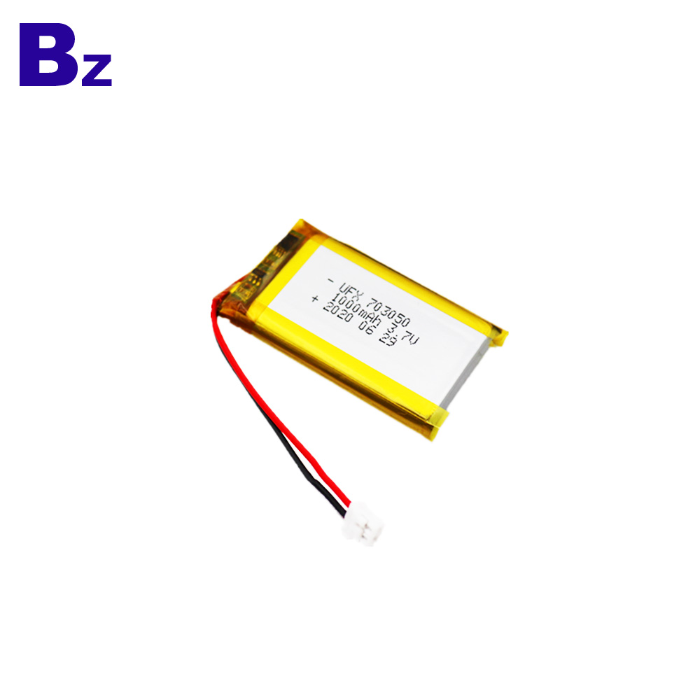 UFX 703050 1000mAh 3.7V Li-Polymer Battery