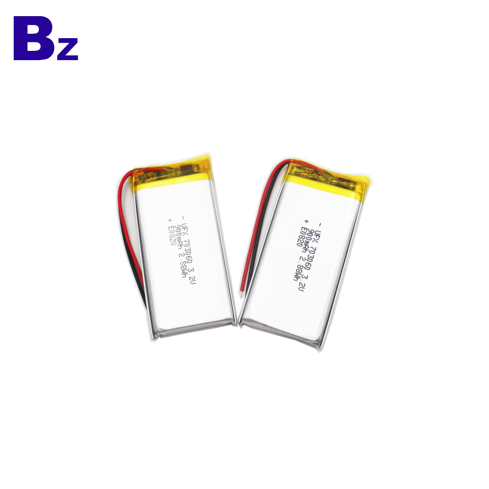 703060 900mAh 3.2V LiFePO4 Battery