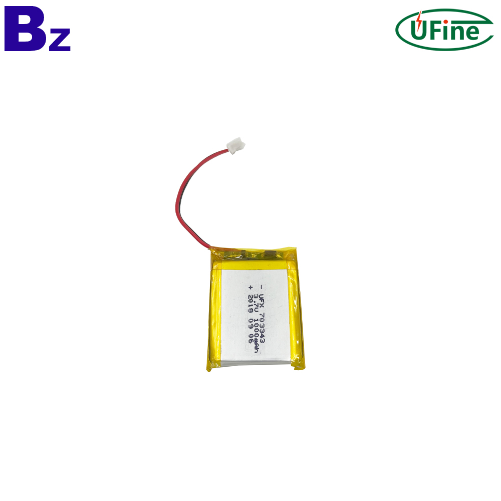 703343 3.7V 1000mAh Li-po Battery