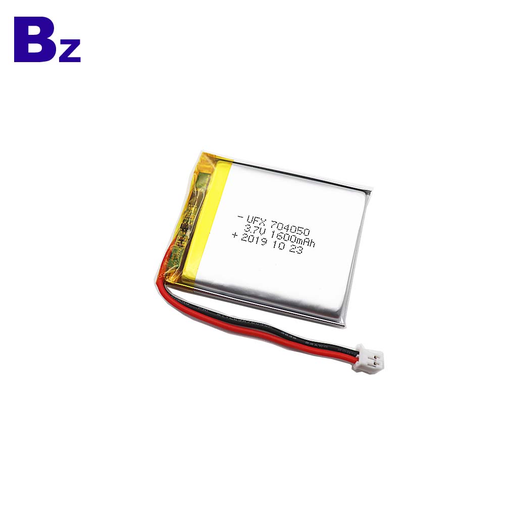 Buy Wholesale China Lipo Battery Rechargeable 704050 3.7v 1600mah