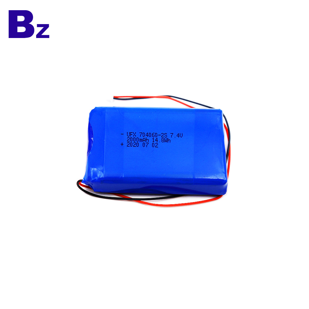 Factory Supply 2000mAh Li-polymer Battery