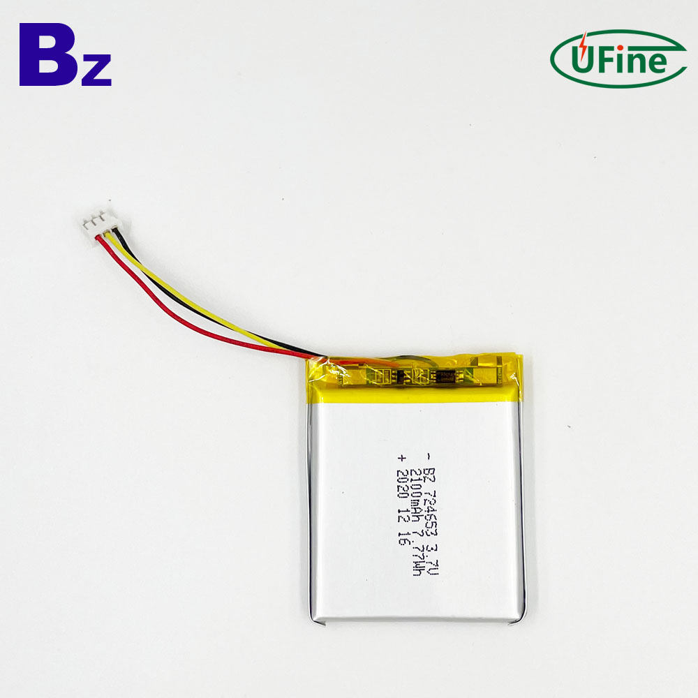 2100mAh Facial Moisturizing Equipment Lipo Battery