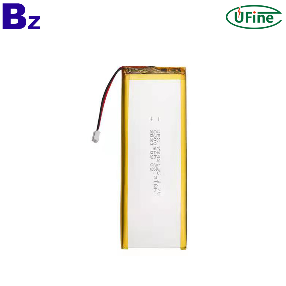 7249135 3.7V 6300mAh Lithium-ion Polymer Battery