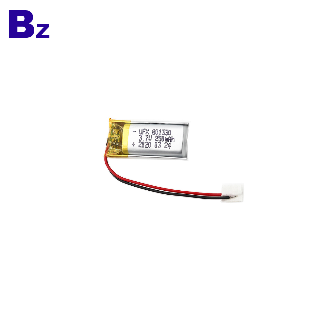 250mAh For Fingerprint Lock Lipo Battery