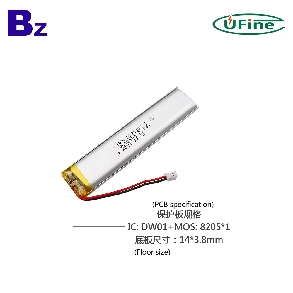 2000mAh Top Smart Reading Pen Lipo Battery