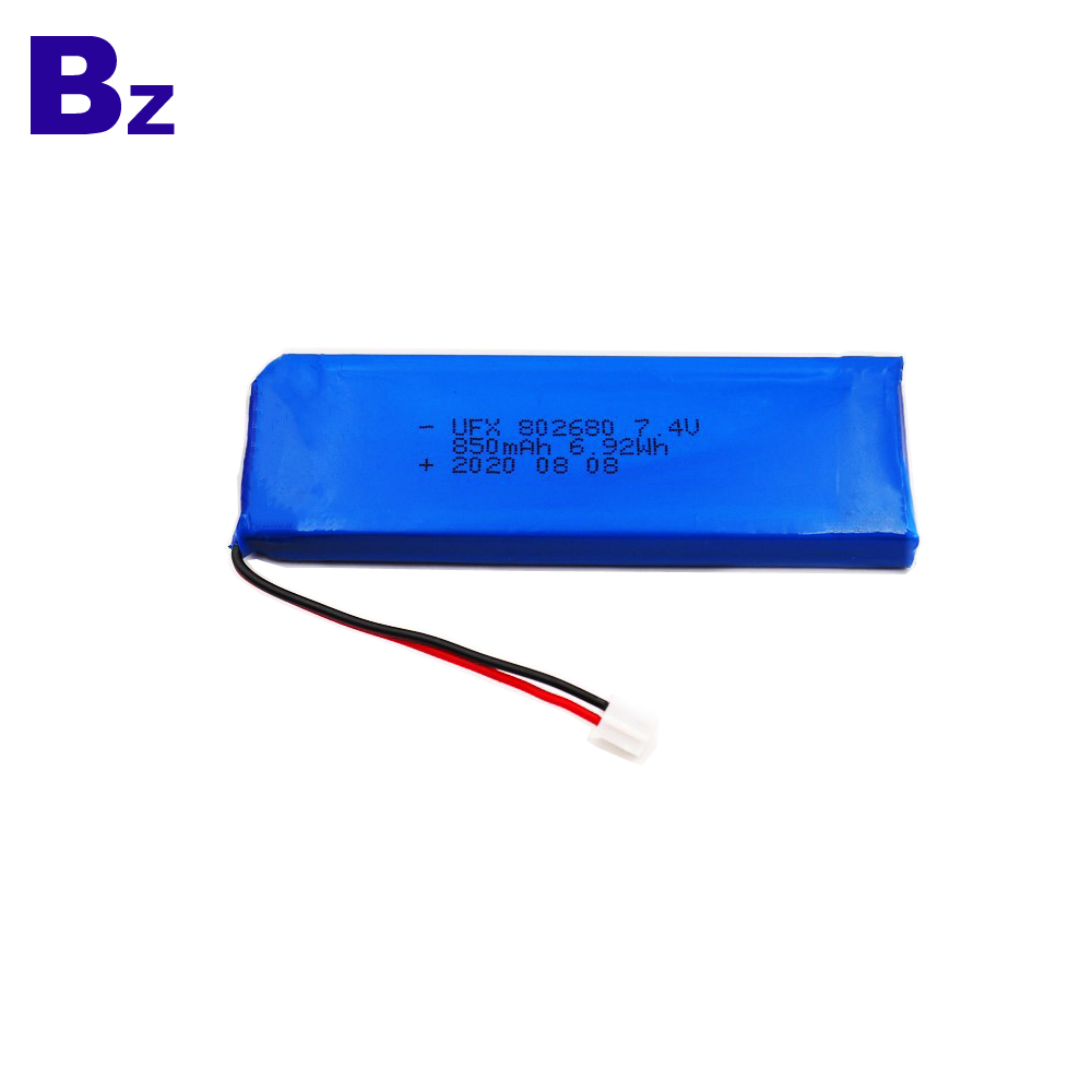 850mAh Bluetooth Speaker Lithium Ion Battery