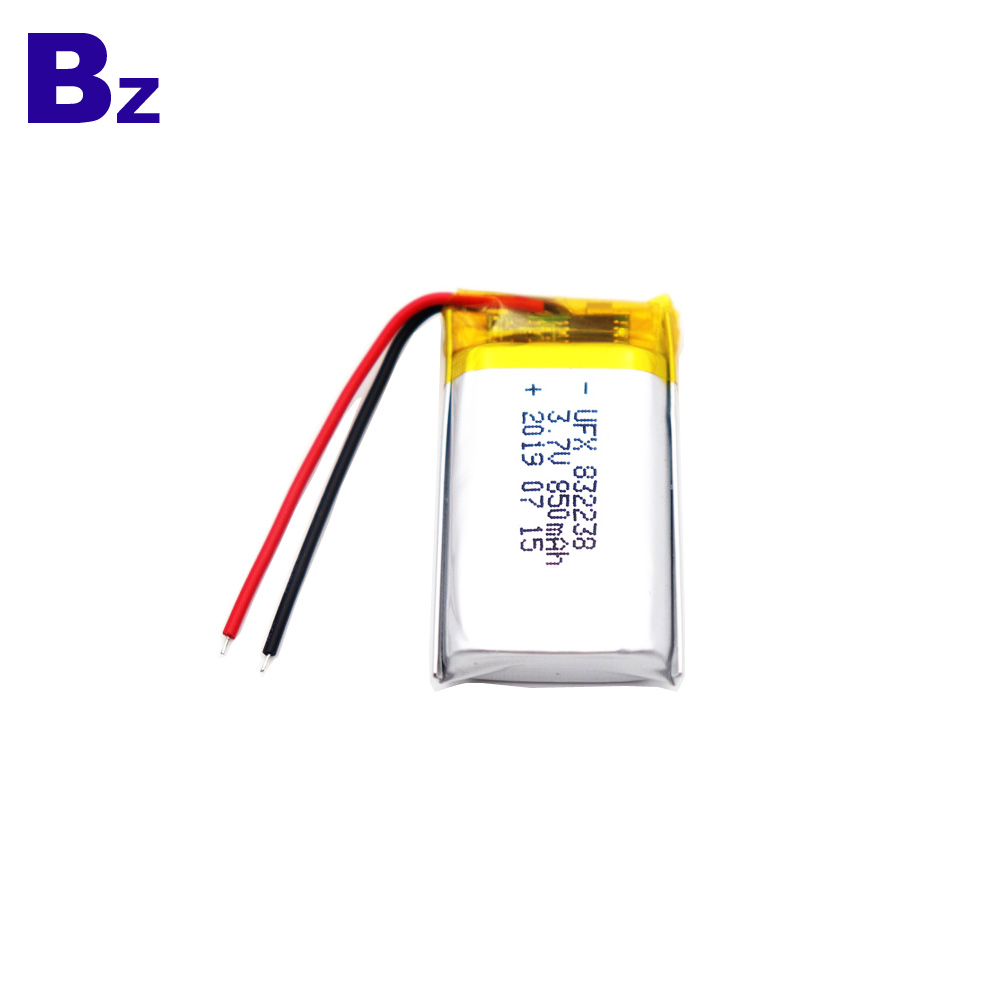 850mAh Li-Polymer Battery With Wire