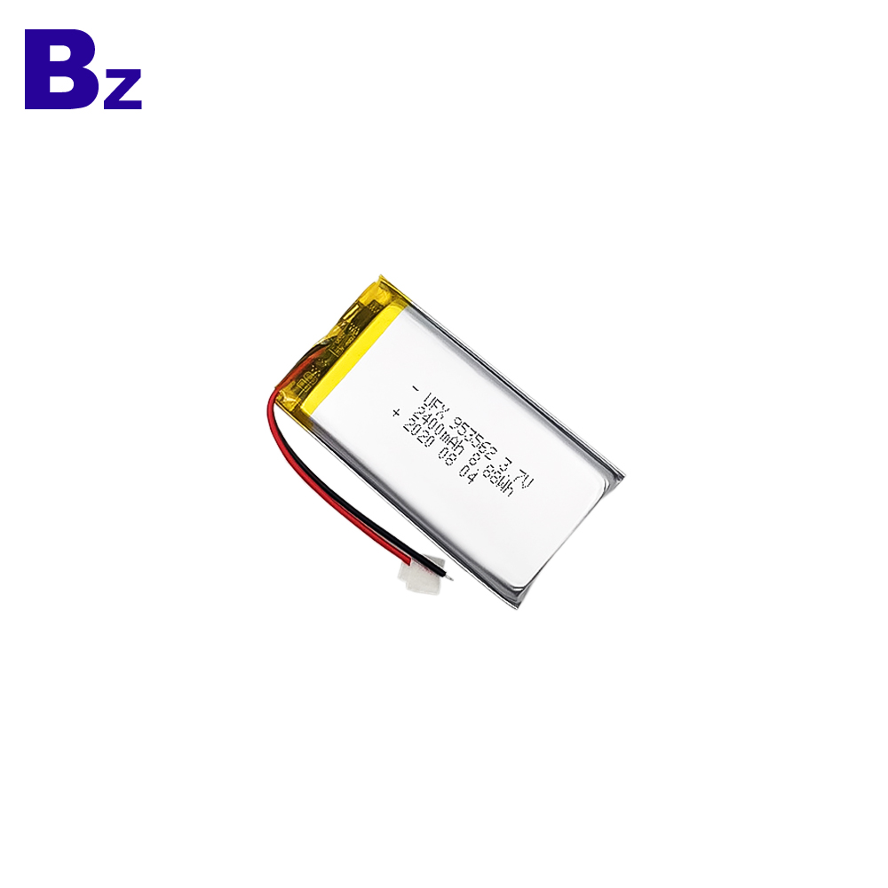 953562 2400mAh 3.7V Li-Polymer Battery 