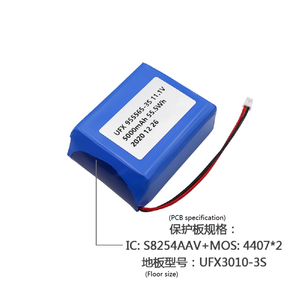 Factory Customized 5000mAh Lipo Battery